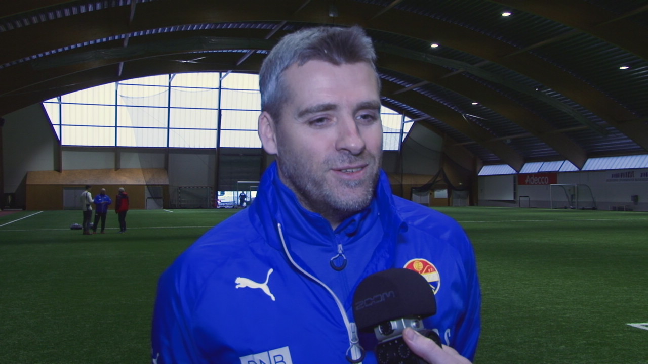 Årets første treningsøkt